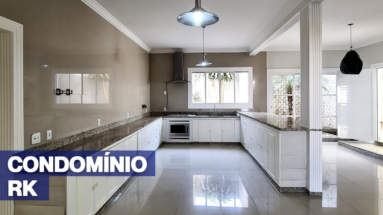 Belíssima casa com 4 SUÍTES, HIDRO e PISCINA no condomínio RK | GM Imóveis