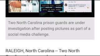 North Carolina Prison Guard Taylor Perritt under investigation for Feeling Cute Challenge