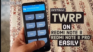 How to install TWRP Recovery on Redmi Note 8 and Redmi Note 8 Pro easily!