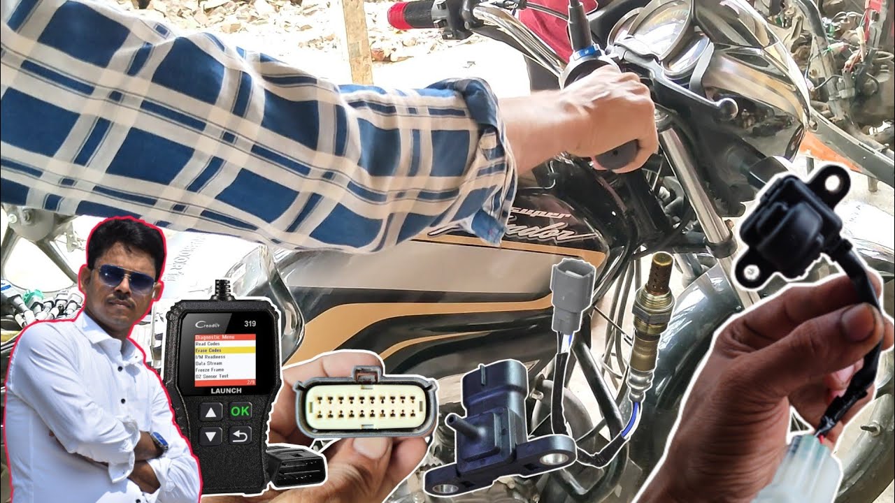 Hero super Splendor bs6 bike ki back angel sensor ki Karan starting problem current missing