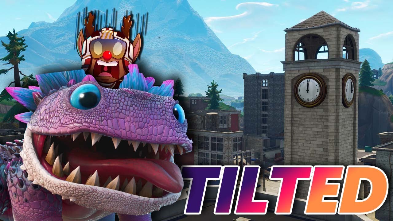 TILTED TOWERS Back in Fortnite! KLOMBO Dinosaur Arrives