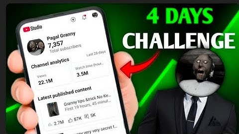 4 DAYS Challenge (Shoking Result) How To Grow Gaming Channel From 0 Subscribers