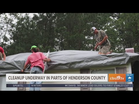 Cleanup efforts underway after severe weather damage in Henderson ...