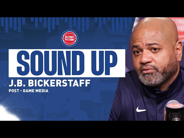 Post-Game Press Conference: J.B. Bickerstaff | Pistons vs. 76ers | 03.12.26