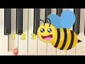 КАК играть 🐝🎹  ПЧЕЛОВОД (3 способа) на пианино