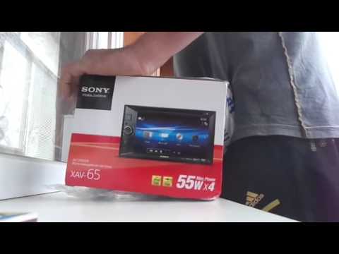 Распаковка посылки от avtogsm ru "Автомагнитола 2DIN DVD , CD ресивер Sony XAV 65 "