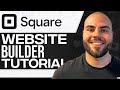 Square website builder tutorial 2024 full indepth tutorial