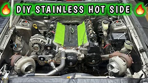 DIY Twin Turbo 5.3 Kit Hot Side | eBay GT3582 New Edge Mustang