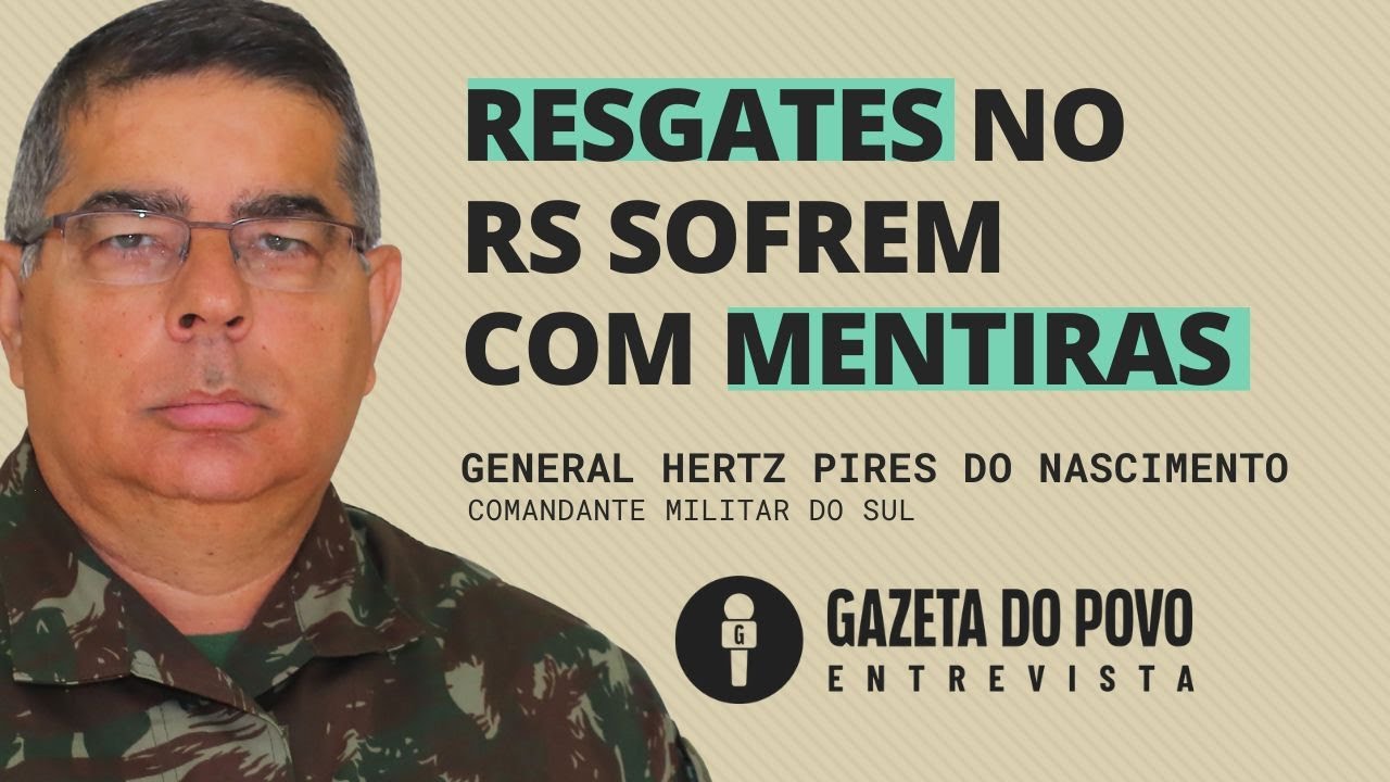 General que chefia resgates no RS diz que ação sofre com mentiras de “heróis do WhatsApp”
