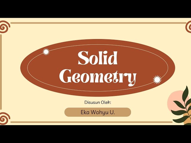 [TUGAS] Solid Geometri || Mid-Term Exams class=