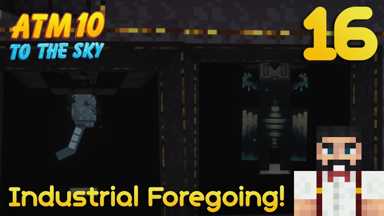 Душевная лава, эфирный газ, латекс, розовая слизь! - ATM10 в небо (16)