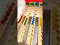Marble Run Race ASMR☆HABA Slope 4-color garag #Shorts #marblerun