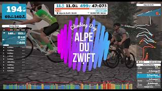 Climbing Alpe Du Zwift with Rohan Dennis & INEOS team