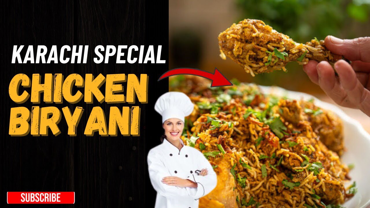Karachi special Chicken Biryani 🤤🤤😋