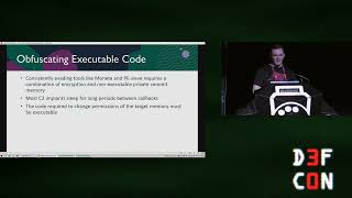 DEF CON 30  Kyle Avery  Avoiding Memory Scanners  Customizing Malware to Evade YARA, PEsieve