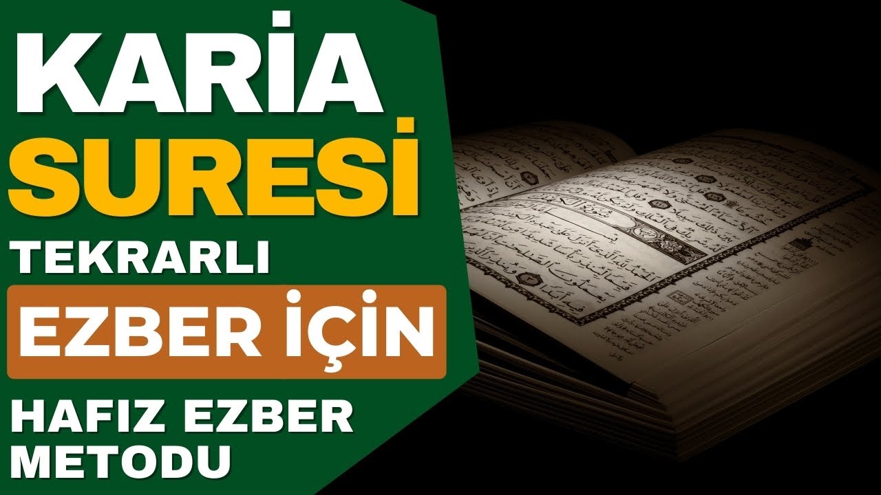 Karia Suresi Ezber İçin Her Ayet 10 Tekrarlı - Hafız Ezber Metodu