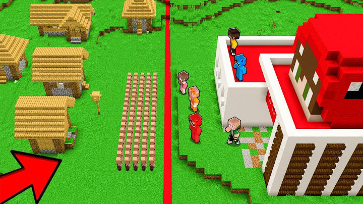 Los ALDEANOS DIVIDEN la Aldea Por la Mitad en Minecraft!