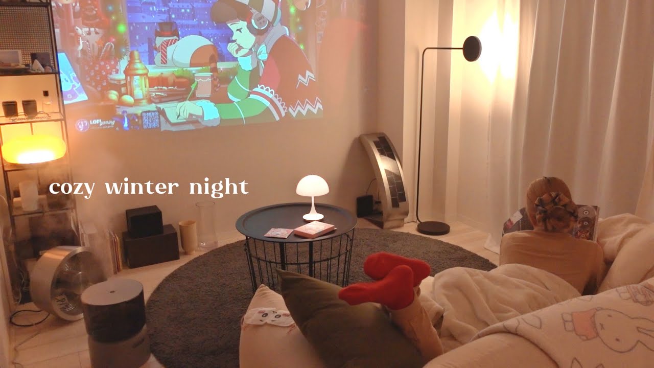 Уютный зимний вечерний ритуал 🥂 | vlog для спокойного вечера выходного дня в Японии