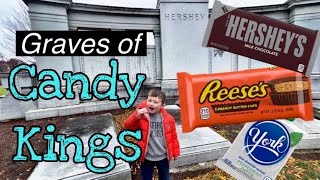 Graves of Famous Candy Inventors REESE'S, HERSHEY'S and YORK PEPPERMINT PATTIE (Graveyard Picnic #2)