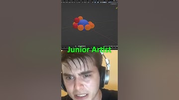 Jr vs Sr Artist: Select by Material #blendertutorial #blender #blendercommunity #blender3d #b3d