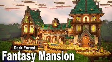 Minecraft: How to build a Fantasy Mansion| Tutorial [Part 1]