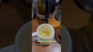 Chestnut, pear and mint leaf tea