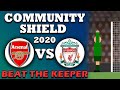 Beat the keeper arsenal vs liverpool fa community shield 1920
