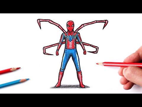 Как нарисовать Человека Паука | Уроки рисования