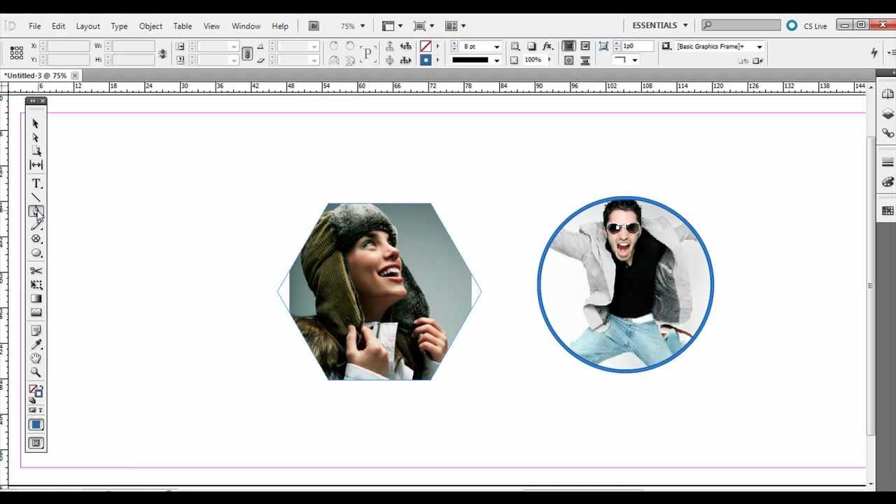 crop in indesign