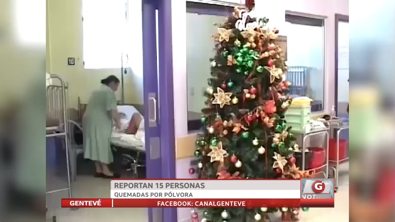 Reportan 15 personas quemadas por pólvora