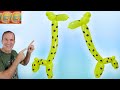 balloon giraffe - How to Make Balloon Animals - balloon animals - twisting balloons