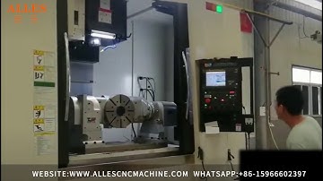 CNC Vertical Machine Center（C structure）with 5 axis cradle Index plate