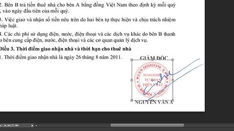 Hướng dẫn chỉnh sửa giấy tờ file pdf hình ảnh