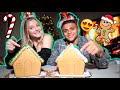 BOYFRIEND vs GIRLFRIEND GINGERBREAD HOUSE SHOWDOWN!