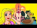 Duas histórias! Rapunzel e O Patinho Feio em Português | historia completa   Desenho Animado