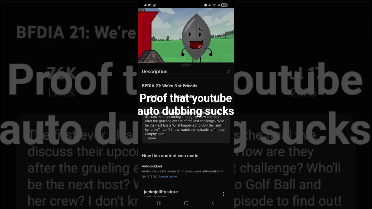 Jacknjellify Got affected by ai auto-dubbing