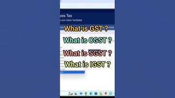 what is GST? WHAT IS SGST #gst #sgst #igst #cgst #PRACTICAL_ACCOUNTING