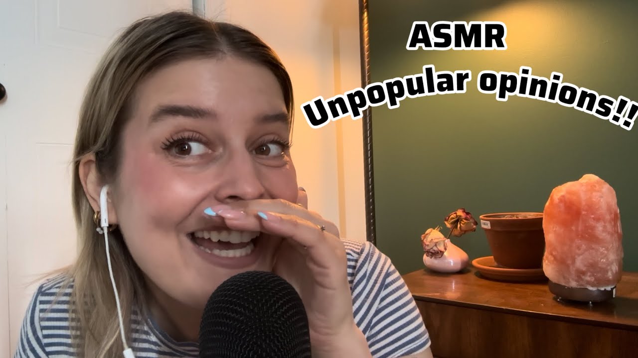 ASMR FR | Mes opinions impopulaires! 😱 chuchotement très proche du micro