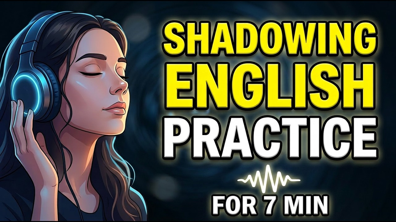Shadowing English Practice For 7 Min| Improve Speaking & Listening Fast ...