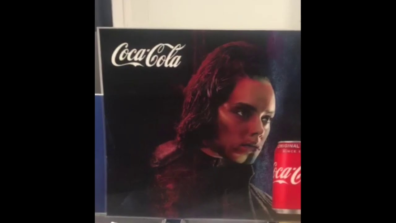 Star Wars Movie and Coca Cola Lenticular printing test by Vinehall Displays