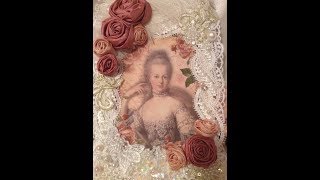Shabby Marie Antoinette Wall Hanging Tresors de Luxe DT