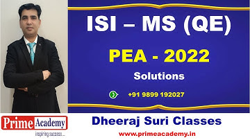 ISI MSQE PEA 2022 Solutions Q6 to 10 | MA Economics Entrance | Best Online Economics Classes