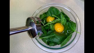 Have 2 eggs and spinach! make this and you will be amazed ????|| quick simple and easy