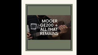 INSTAGRAM VIDEO - Teste MOOER GE200 + ALL THAT REMAINS