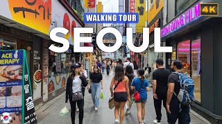 Seoul KOREA  Myeongdong Street, Korean Foods and Shopping Paradise