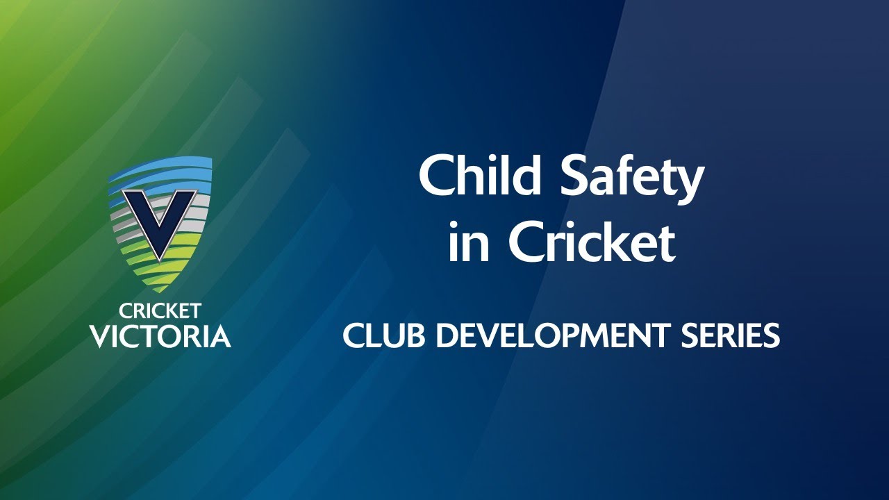 Child Safety in Cricket - CV Webinar