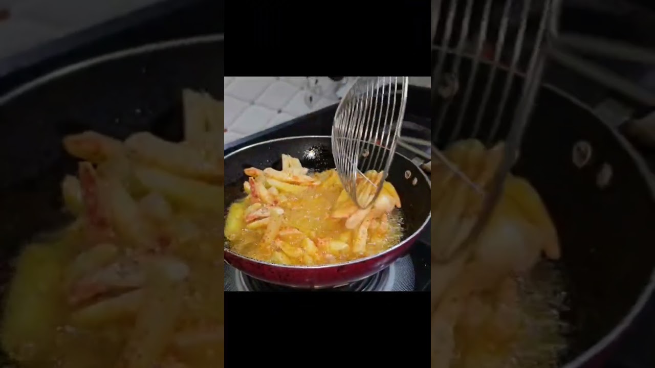 Honey Chilli Potato Recipe.    