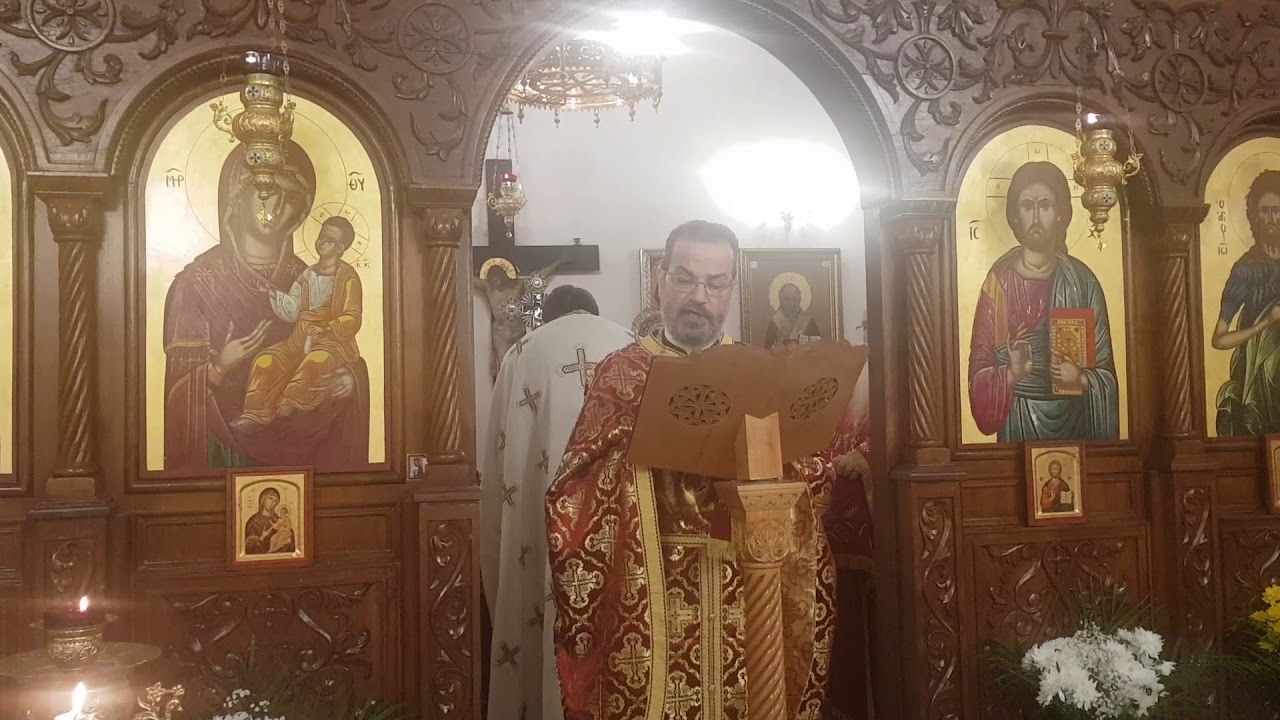 إنجيل احد الأجداد - بصوت المتقدم في الكهنة الاب نقولا مالك ( ١٦ ديسمبر ٢٠١٨)