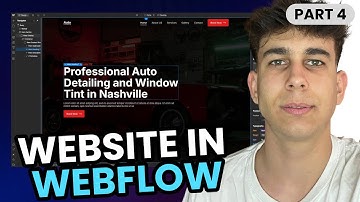 How to Create a Website in WEBFLOW | Part 4 Rebuilding Random Website