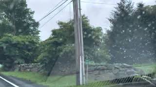 Driving from Pound Ridge, New York To Stamford, Connecticut.